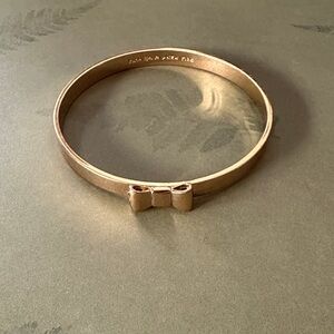 Kate Spade Gold Take a Bow Bangle Bracelet